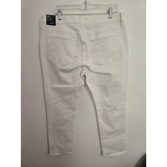 NWT J.Crew Slim-fit flex jean in white mens size 36x30 - Picture 4 of 6
